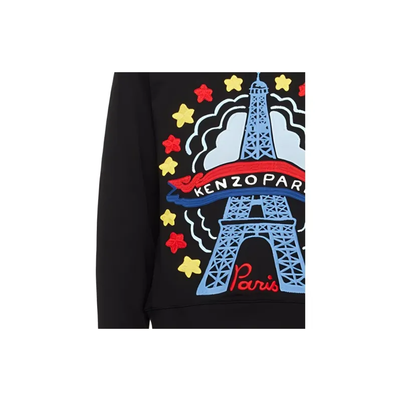 KENZO Drawn Varsity Crewneck Sweatshirt-2