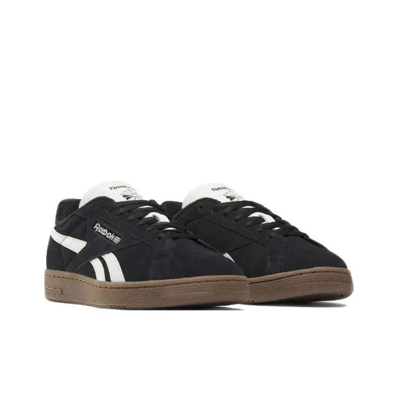 Reebok Club C Anti Slip Wear Resistant Low Top Skateboard Shoes Men's Black-2