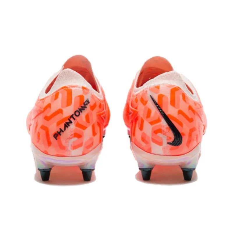 Nike SG Soft Ground Anti Slip Wear Resistant Soccer Shoes Unisex Orange-3