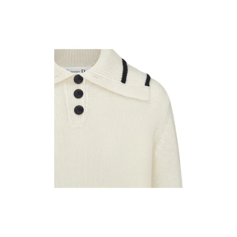 DIOR Dioralps Sweater Women's White-4