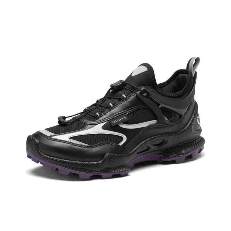 Ecco Biom C Trail Low-Top Hiking Shoes Women's Black Purple-0