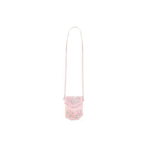 SUZHOU MUSEUM Polyester Crossbody Bag Trumpets Women's Pink