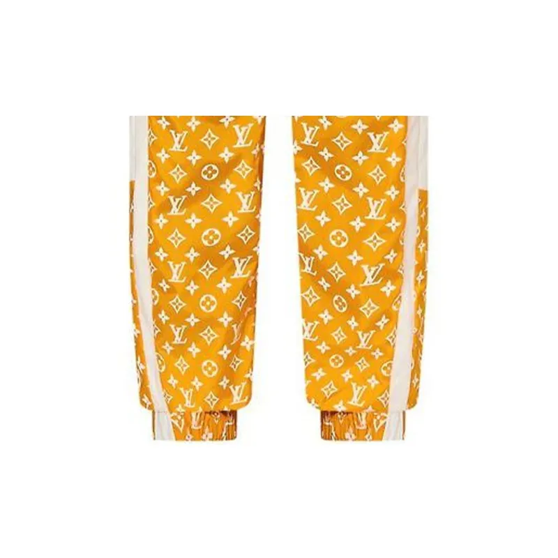 LOUIS VUITTON FW24 Knitted Sports Pants Men's Orange-4
