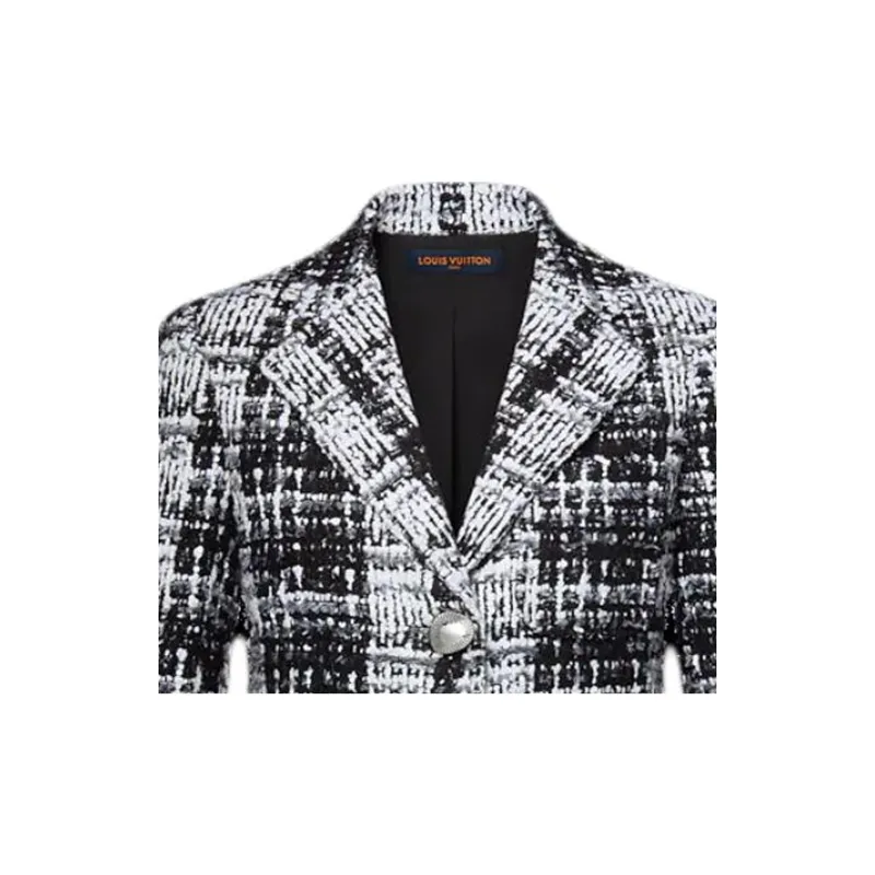 LOUIS VUITTON Graphic Tweed Blazer-3