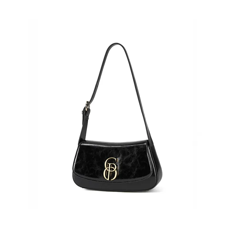 PIERRE CARDIN Oil Wax Cow Leather Crossbody Bag Women's Multicolor-3