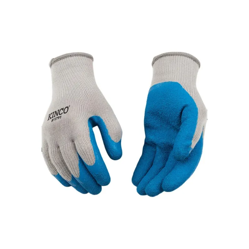 KINCO Polyester Latex Gloves Women's Gray-1