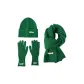 Green[Hats & Caps+Gloves+Scarf]3-Piece Set