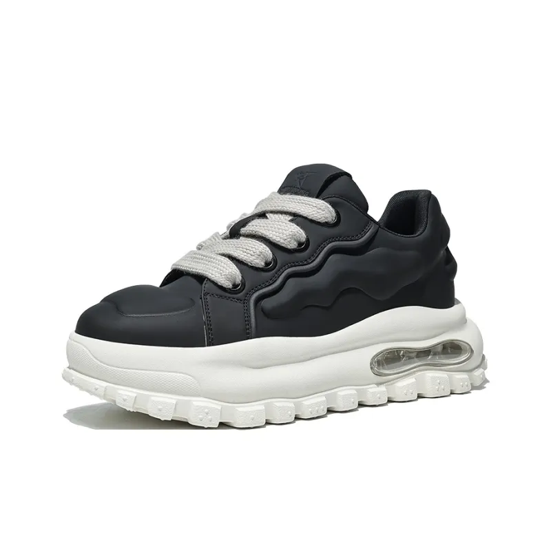 MOERBAI Original Machine Series Wear-Resistant Lightweight Breathable Height Increasing Low-Top Skateboard Shoes Unisex-9