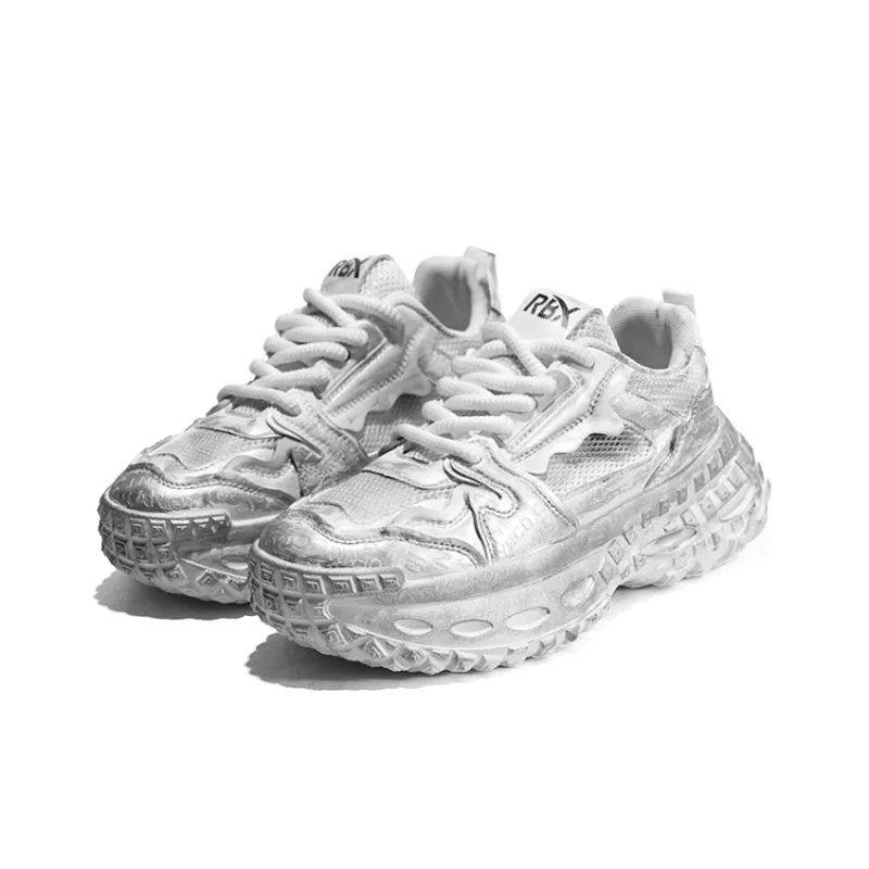 RENBEN Anti Slip And Wear Resistant Height Increasing Low Top Chunky Sneakers Men's-7