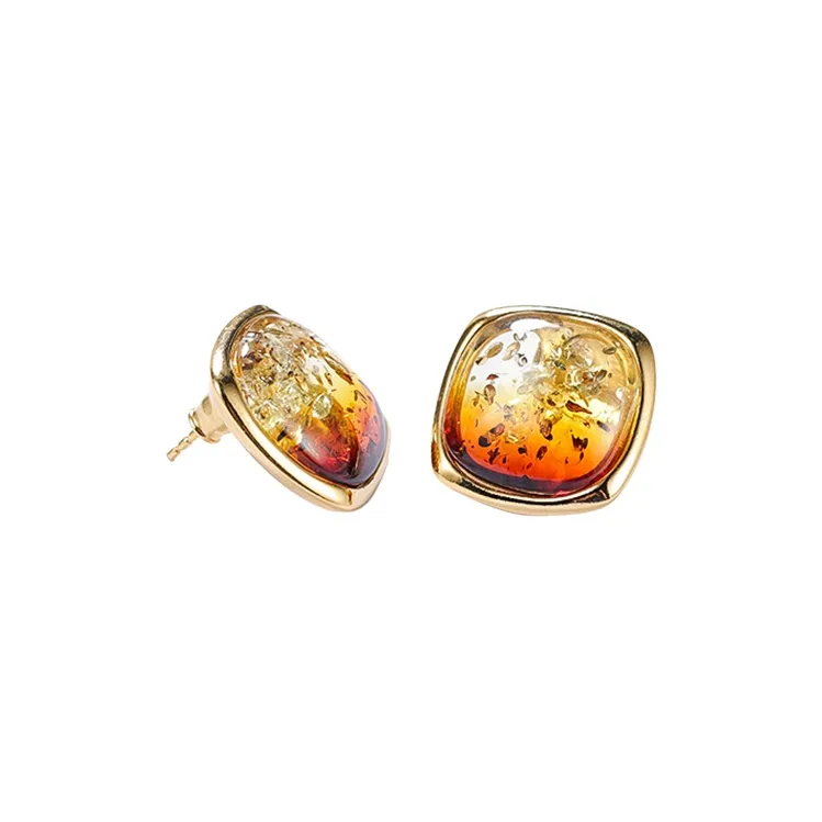 S&A S925 Silver Stud Earrings Women's-5