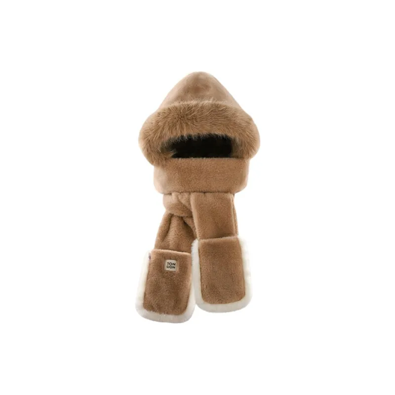 Tonlion Polyester Hoods & Plush Hats Unisex-6
