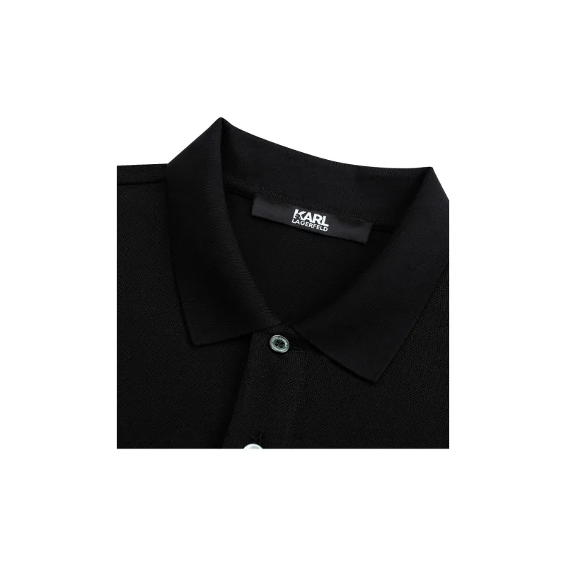 KARL LAGERFELD SS24 Polo Shirt Men's Black-1