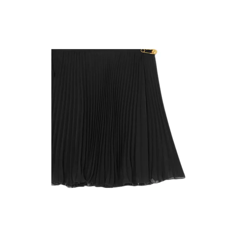 VERSACE Pleated Mini Skirt-4