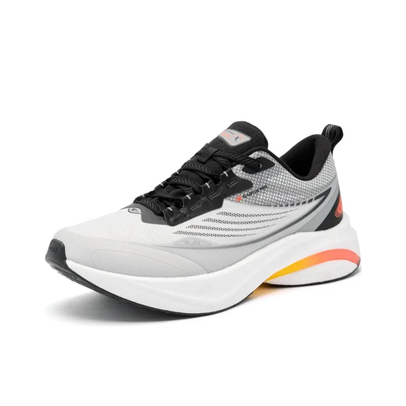 QIAODAN Rain Swallow 4.0 Running Shoes Men Low Top Mist Gray/Black-2