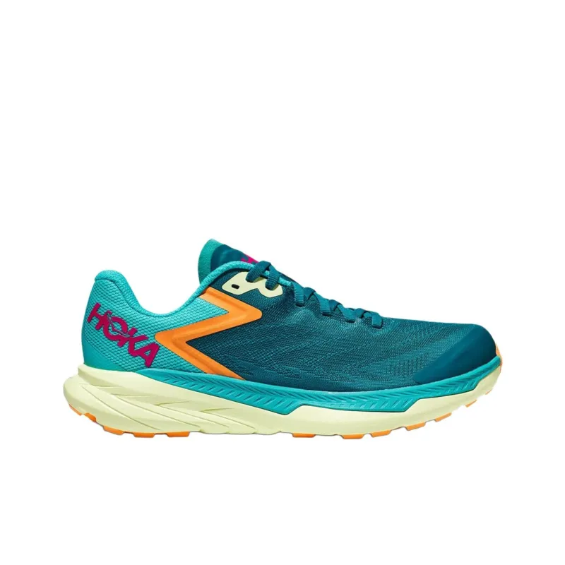 HOKA ONE ONE ZINAL Anti-Slip Wear-Resistant Low-Top Trail Running Running Shoes Men's Green-1