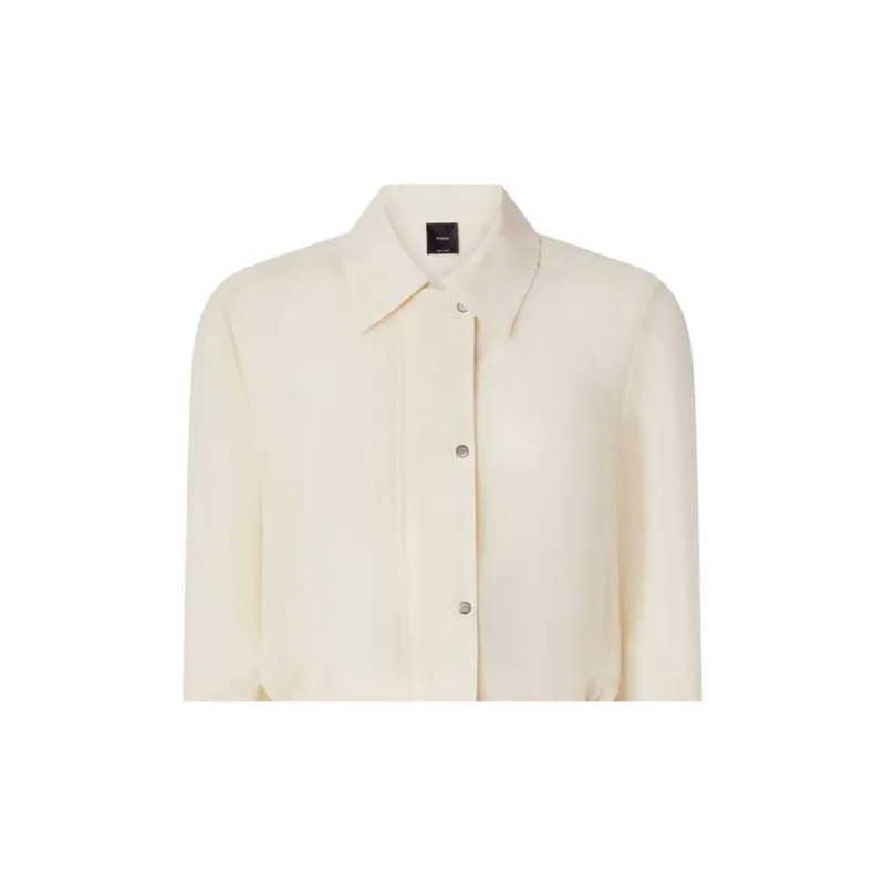 PINKO Cropped Shirt Jacket-2
