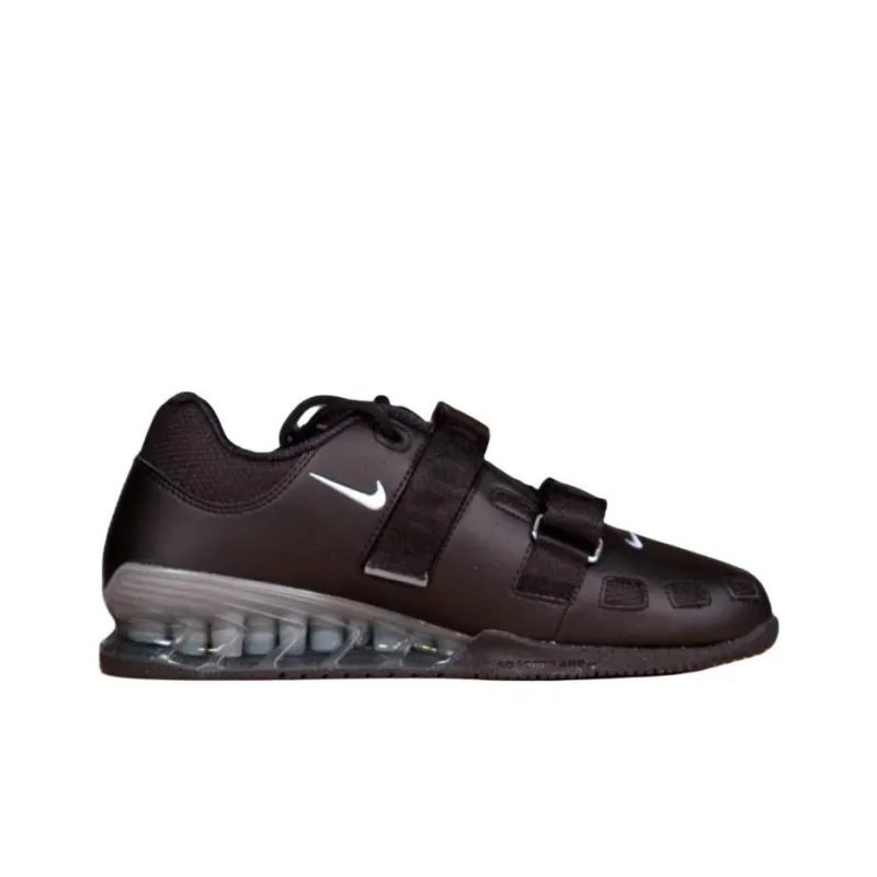 Nike Romaleos 2 Anti Slip Wear Resistant Low Top Training Shoes Women's Black Silver-1
