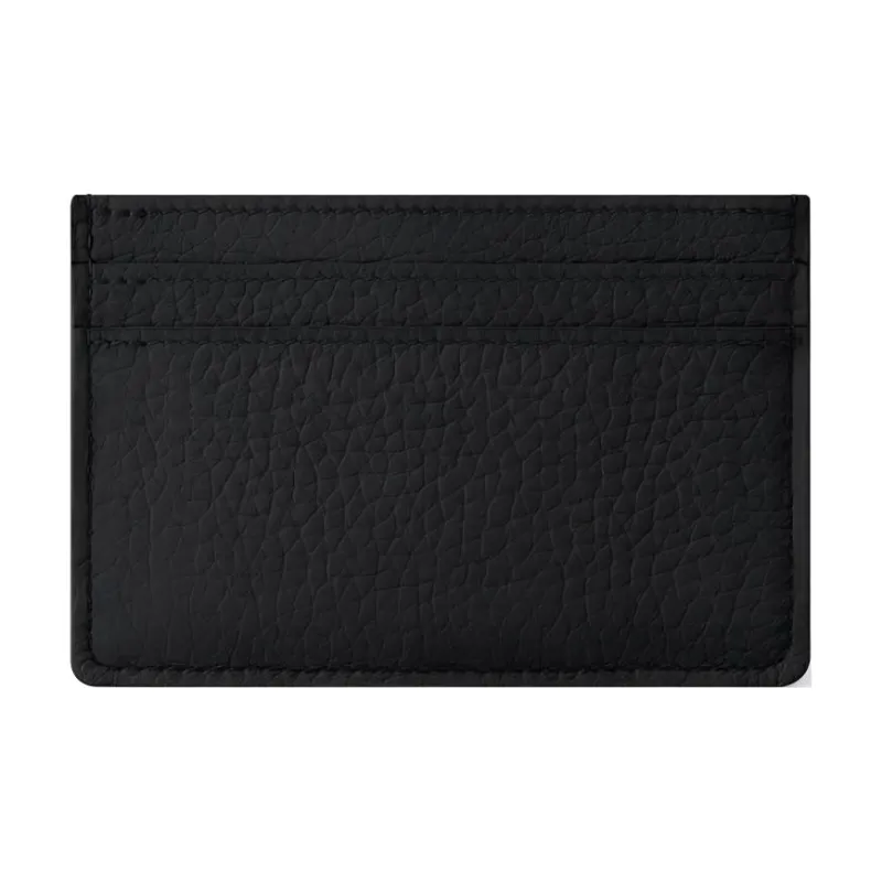 LOUIS VUITTON Capucines Leather Capsicum Card Holder Women's Black-1