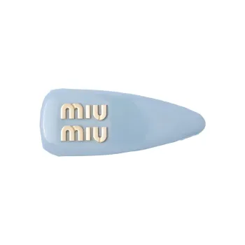 MIU MIU Metal Hair Clips Women's Interstellar Blue