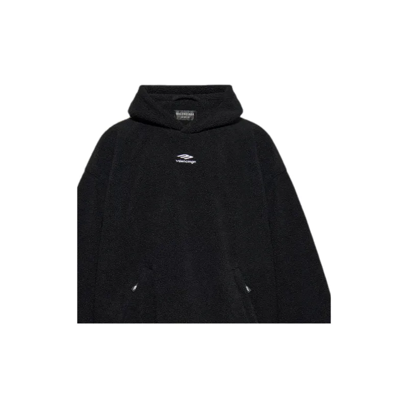 Balenciaga Ski 3B Sports Icon Fleece Hoodie-4