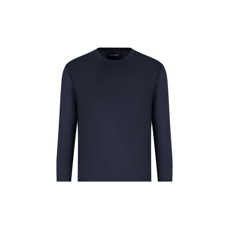 EMPORIO ARMANI Asv Lyocell blend Jersey Jumper-4