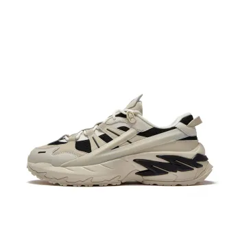 FILA FUSION Wear resistant And Lightweight Low Top Casual Shoes Women's Beige