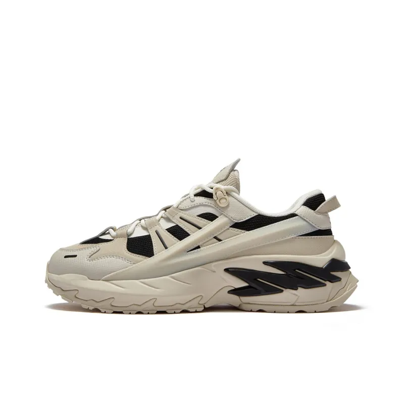 FILA FUSION Wear resistant And Lightweight Low Top Casual Shoes Women's Beige-0