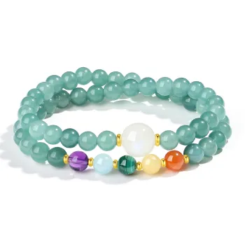 PUTUOSHANWENCHUANG Chalcedony Bracelets Women's