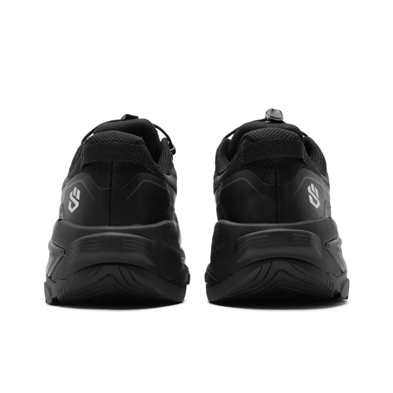 QIAODAN Light Cavalry Running Shoes Men Low Top Black/Silver-8