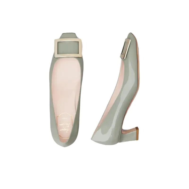 Roger Vivier Trumpet Squared Toe Pumps-4