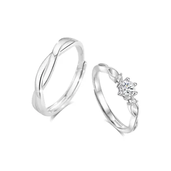 BLANK IN BLANK Sterling Silver Rings Unisex Date Snake Year Ornament Box