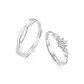 Mobius Couple Rings[S999 Fine Silver]