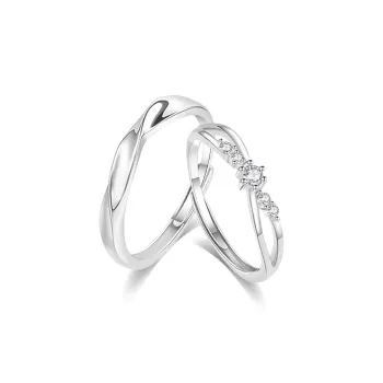 Master Kim Sterling Silver Rings Unisex Gift For Girlfriend's Anniversary