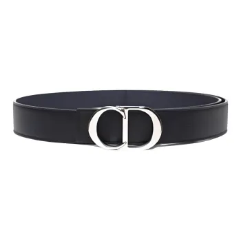 DIOR Logo Plaque Buckle Belt