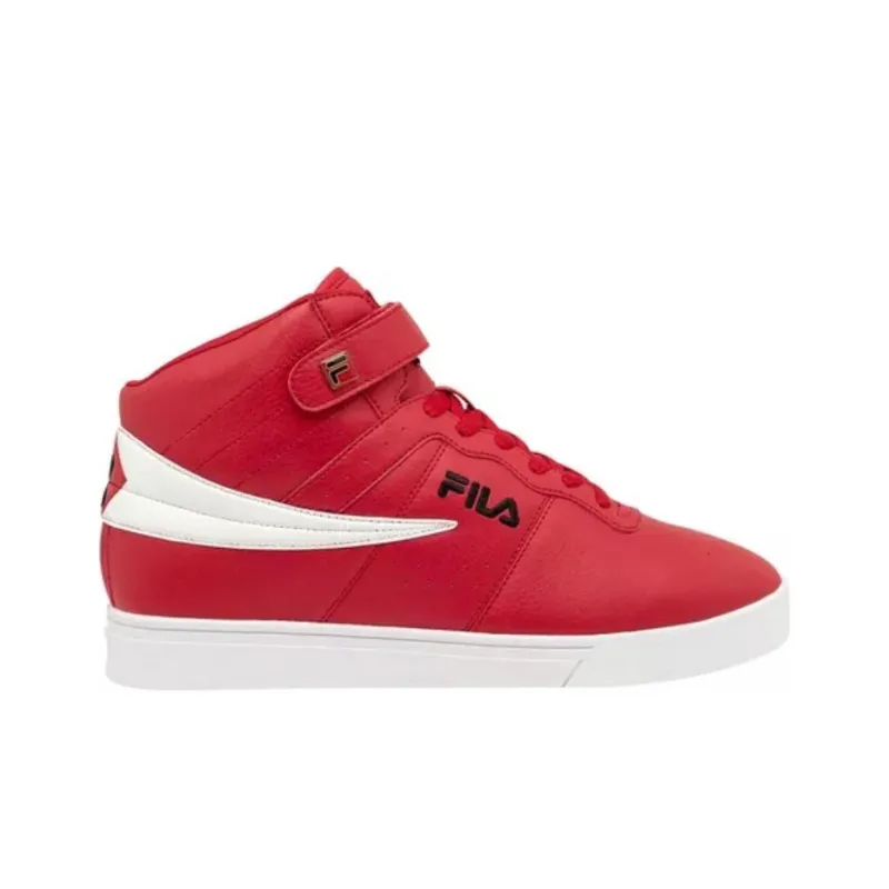 FILA Vulc 13 Anti-Slip Wear-Resistant Mid-Top Tennis Shoes Men's Red-1