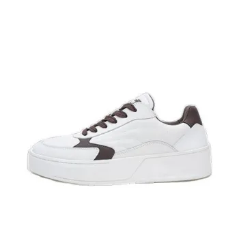 Bellum Han Slip Resistant Low Top Skateboard Shoes Men's White
