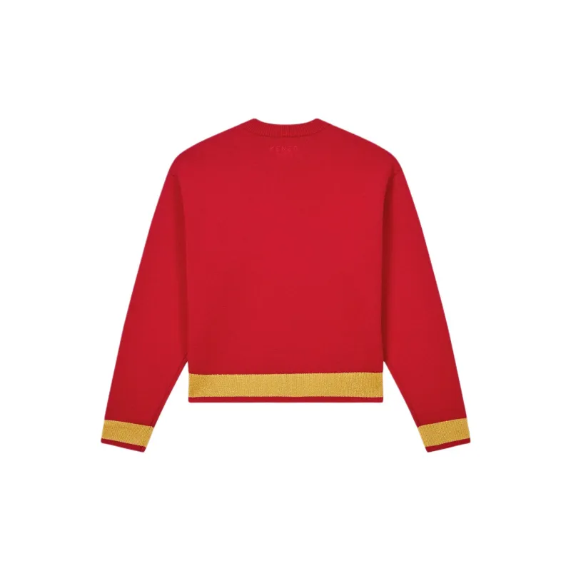 KENZO FW24 Knitwear Women's Cherry Red-1