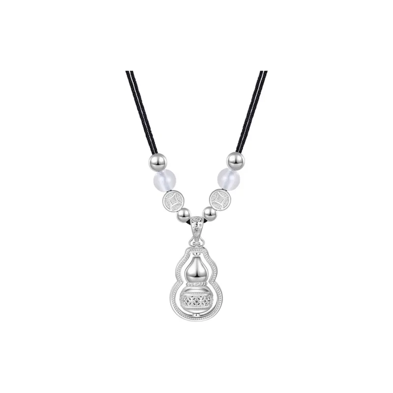 CHAOHONGJI S999 Fine Silver Necklaces Women's-0