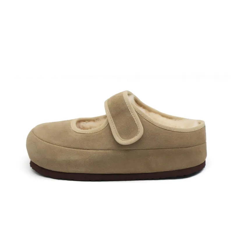 BEFFON Rubber Sole Abrasion Resistant Slip Resistant Wrap toe Slippers Women's-11