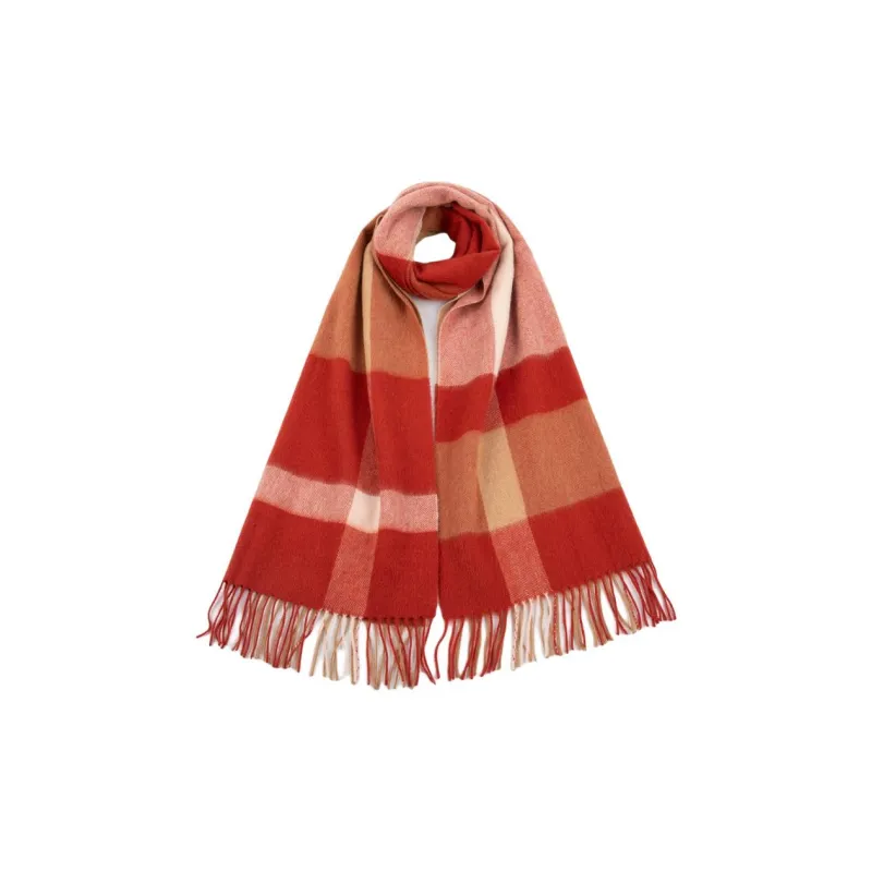 Red Bean 30% Cashmere 70% Wool Knit Scarves Women's-10