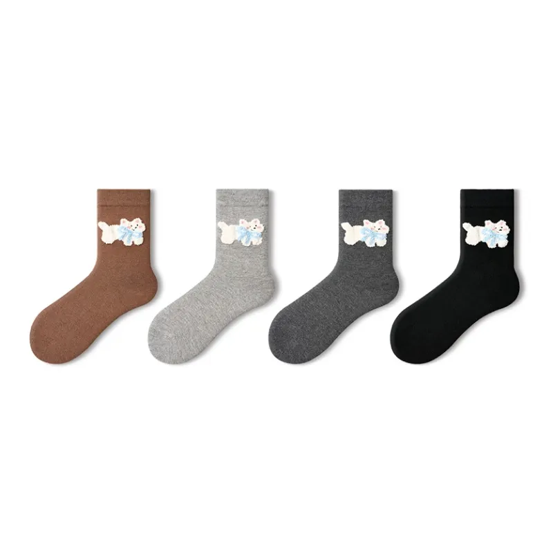Primeet Mid Calf Socks Women's Combo Set-18