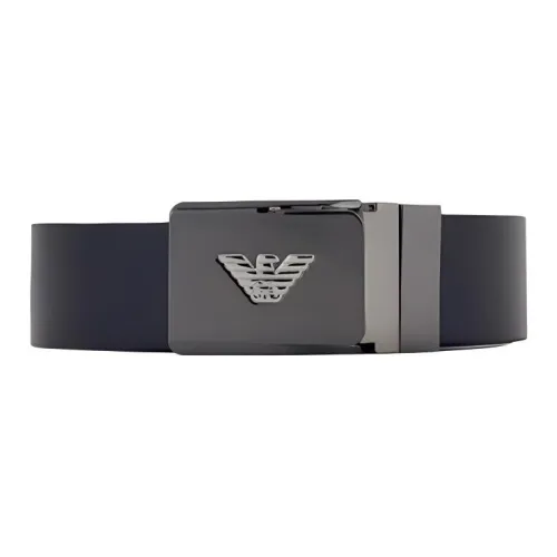 Emporio Armani Kids Latzhosen-Set mit Hemd Grau With Metal Logo Buckle