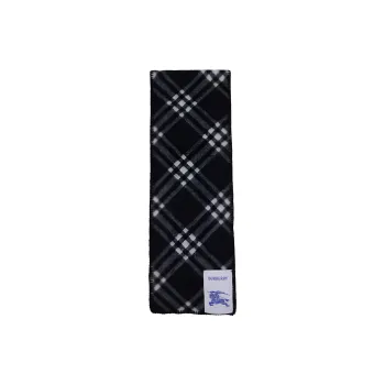 Burberry Knit Scarves Unisex Black