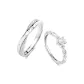 Mobius Couple Rings[S999 Fine Silver]