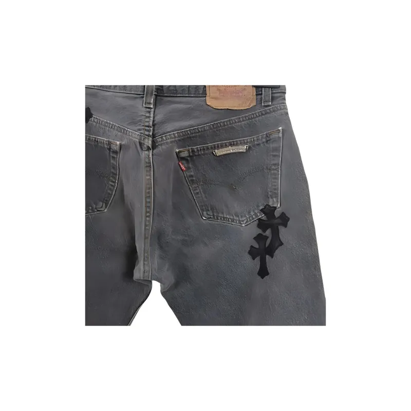 Chrome Hearts Jeans Men's Smoke Gray-5