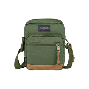 JanSport Nylon Fabric Shoulder Bag Crossbody Bag Unisex Shipping Green