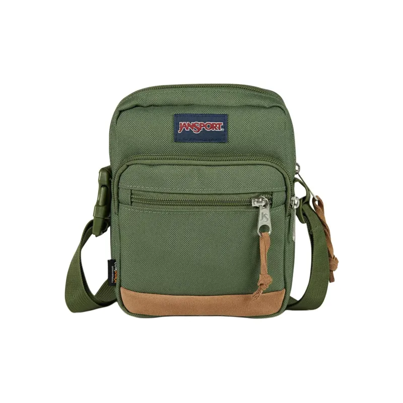 JanSport Nylon Fabric Shoulder Bag Crossbody Bag Unisex Shipping Green-0