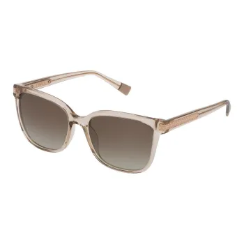 Furla Acetate Square Eyeglass Frames Women's Beige