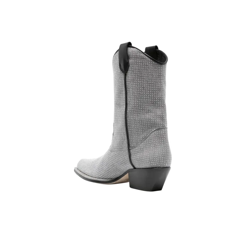 Vic Matie Studded Western Ankle Boots Women's-3