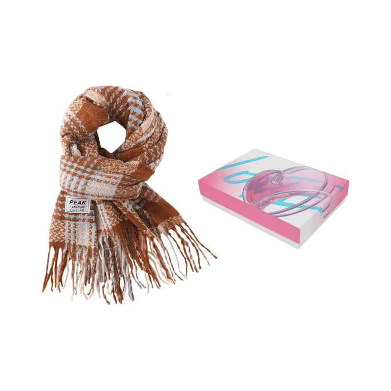 PEAK RIGHT Series Polyester Knit Scarves Unisex Multiple Colors-10